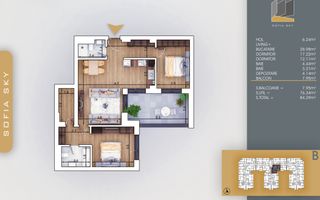 3 CAMERE_8 MIN METROU TECLU_ACTE GATA_COMISION 0! - Poză 1