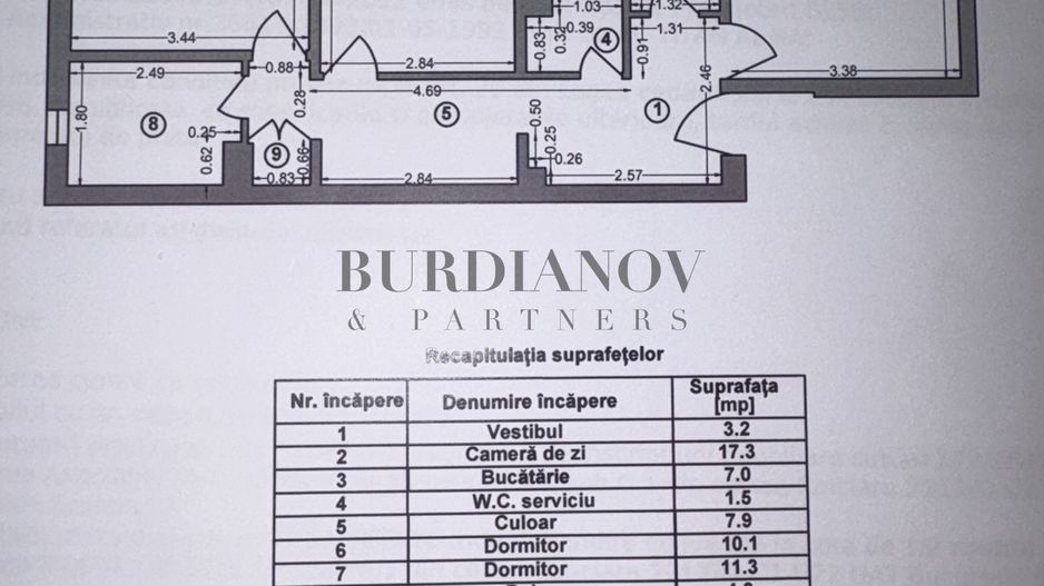 Apartament cu 3 camere de vânzare Dristor / Fizicienilor - Poză 3