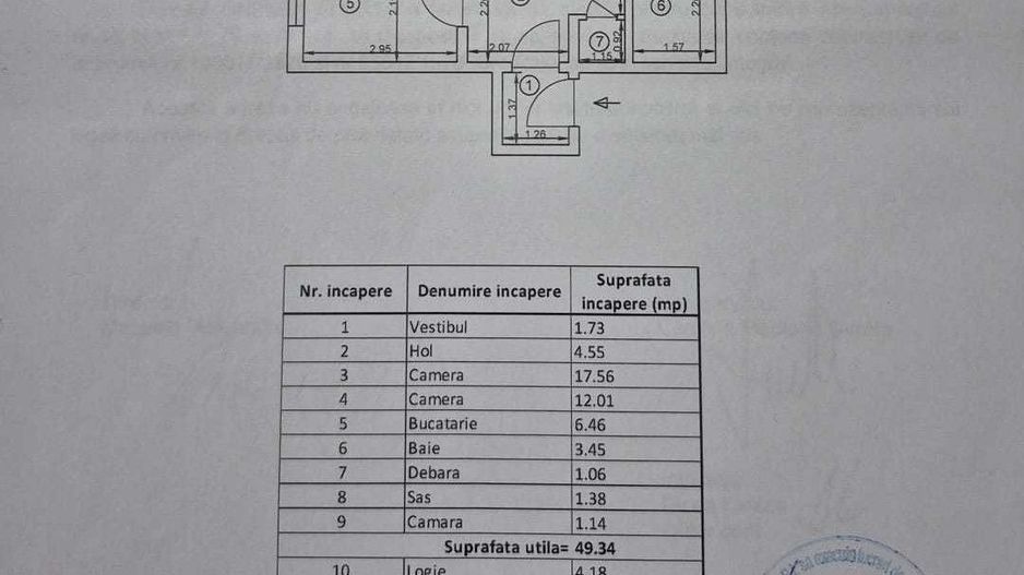 Apartament 2 camere zona Parc IOR  - str. Odobesti - Poză 8