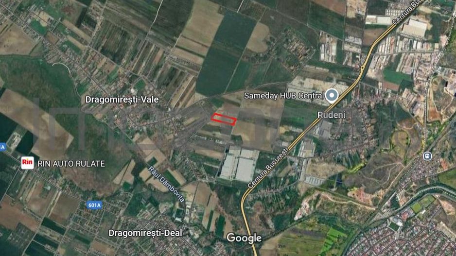 Dragomiresti Valea - Langa Centura, teren 15.600 mp, 35E/mp - Poză 2
