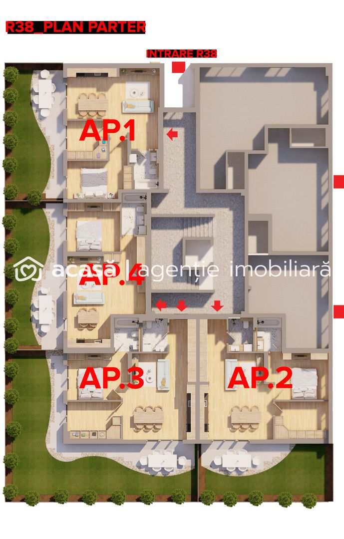 Viața la Parter cu Grădină Proprie, Ideală pentru Familia Cu Copii - Poză 3