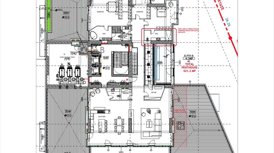 Penthouse cu panoramă spectaculoasă într-un ansamblu modern din nordul Capitalei - Poză 10