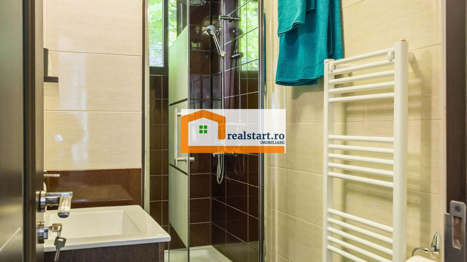 View munte,Studio Azuga, Ideal Investitie aparthotel, mobilat&utilat - Poză 17