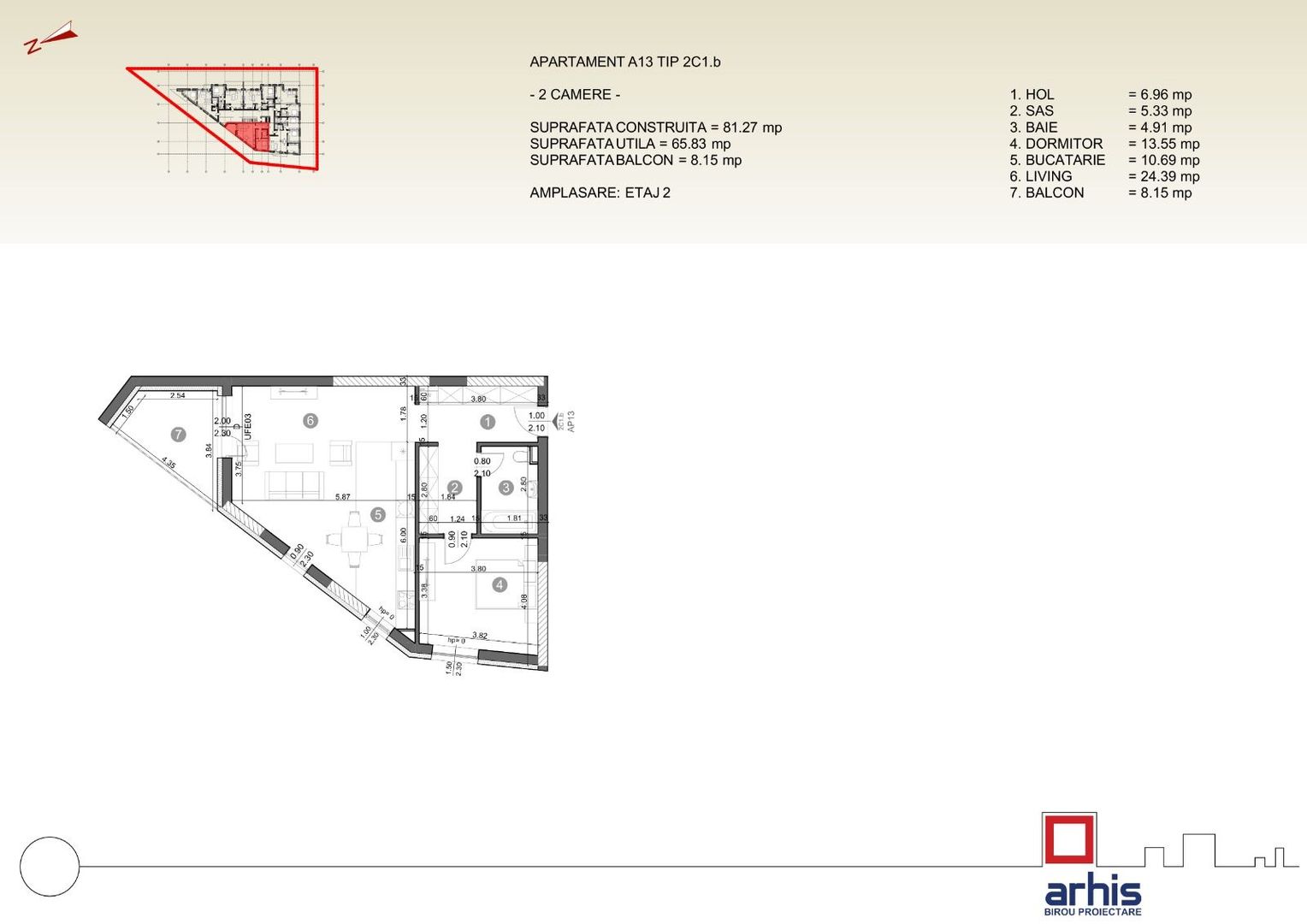 Apartament 2 camere I Complex T26 - Poză 2