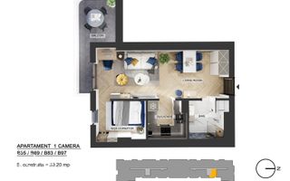 Apartamente 2 camere, Pipera, comision 0 % - Poză 13