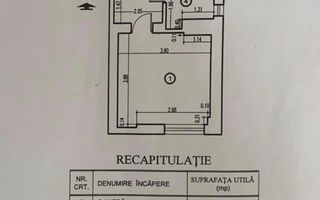 Apartament cu 2 camere 45,90 mp - parcul Carol - Poză 11