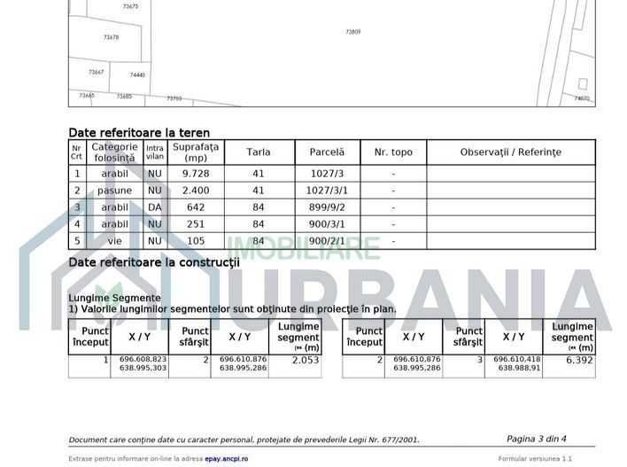 Teren extravilan parcelabil de 9.300 mp în Dorobanți/Aroneanu, aproape de Baza Nautică - Poză 6