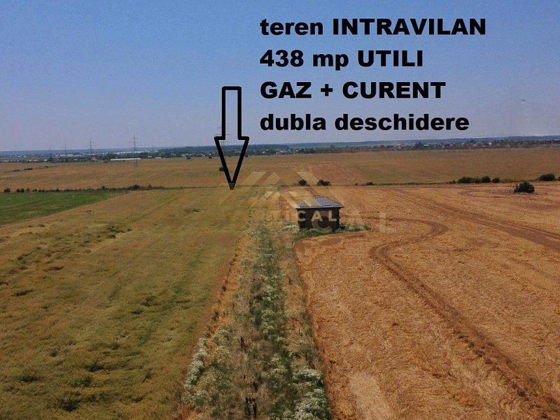Teren INTRAVILAN cu gaz si curent - comuna Berceni - Poză 4