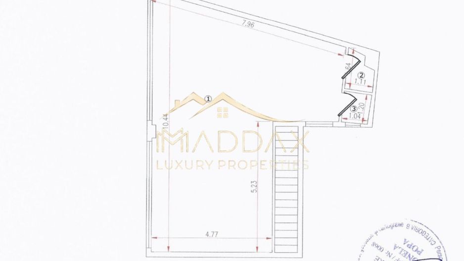 Spatiu Comercial *180mp* // 2 parking spaces // Stefan Cel Mare - Schiță 31