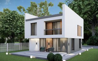 Vila individuala, 4 camere + dressing, finisaje de top, loc de parcare - Poză 3