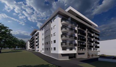 Apartament 1 camera de vanzare in Iasi, Galata, 42,85 mp, bloc nou