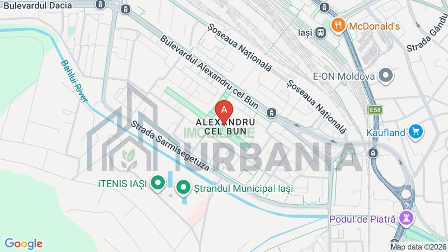 Apartament 3 camere semidecomandat, Alexandru cel Bun, Iași - 90.000 EUR - Poză 1