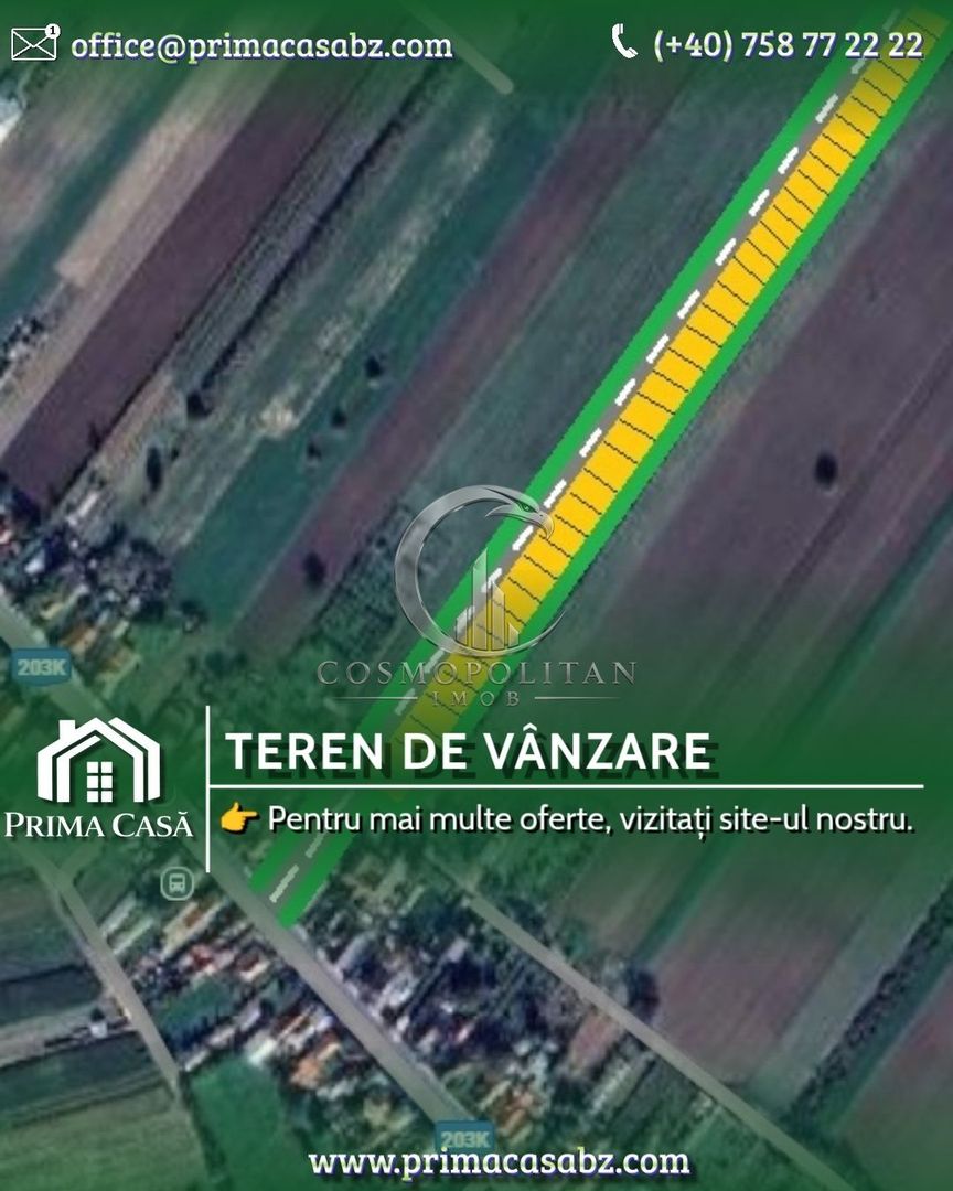 Teren intravilan 12.511 mp | Potoceni – Mărăcineni | Ideal pentru dezvoltare rez - Poză 1