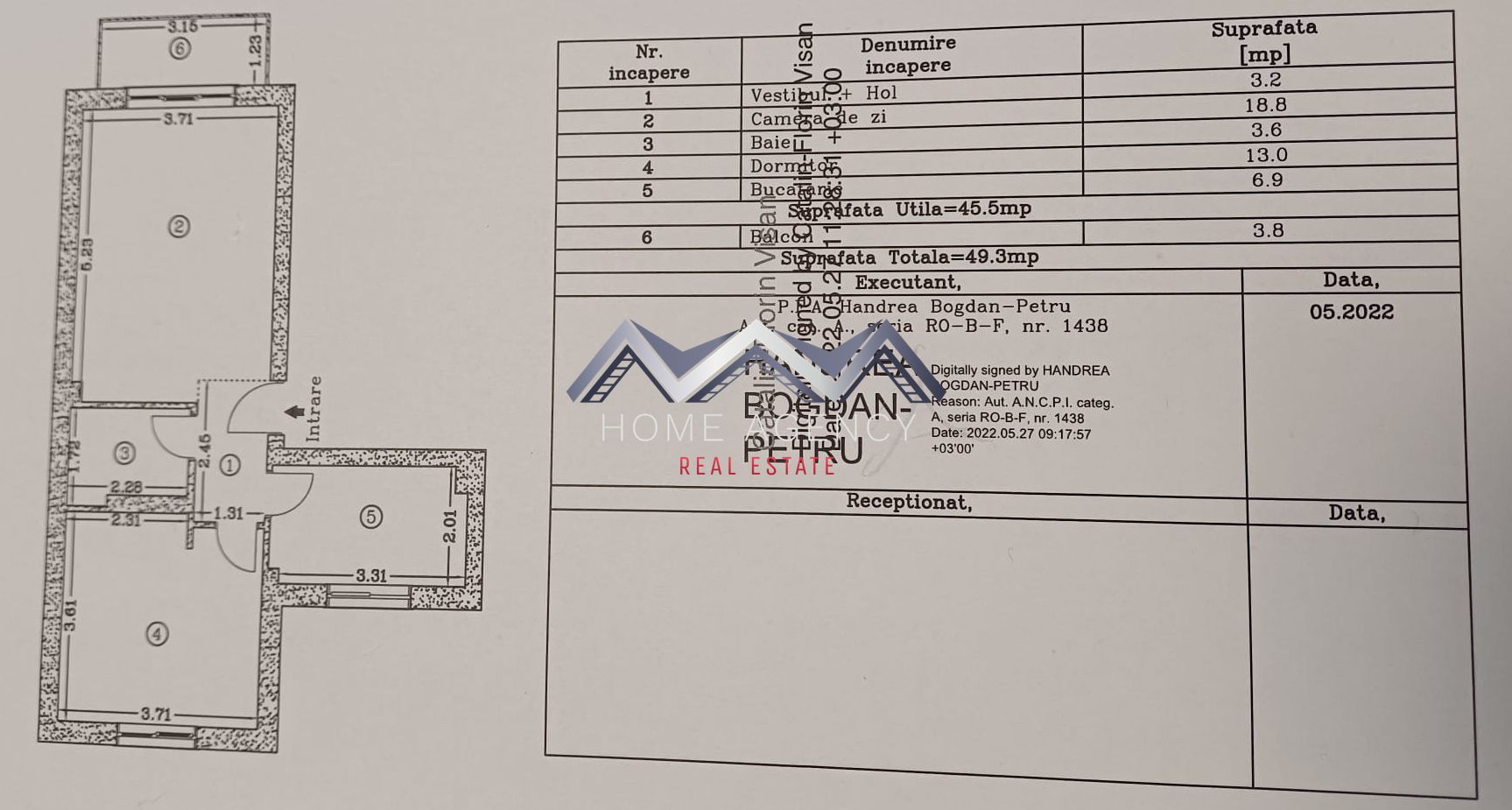 Apartament 2 camere | vedere spre piscină | include parcare - Schiță 10