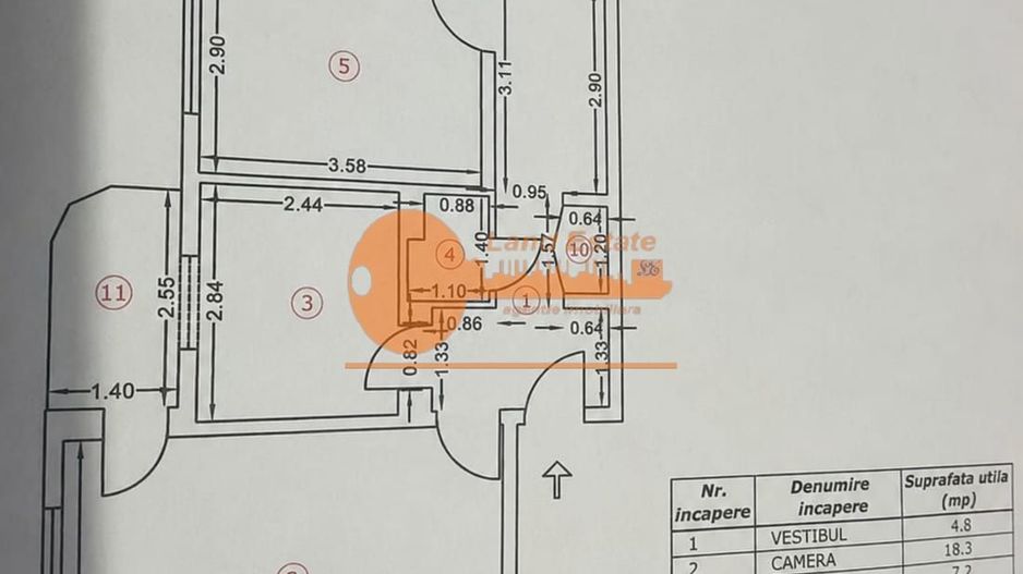 Apartament cu 3 camere in Apusului - Poză 8