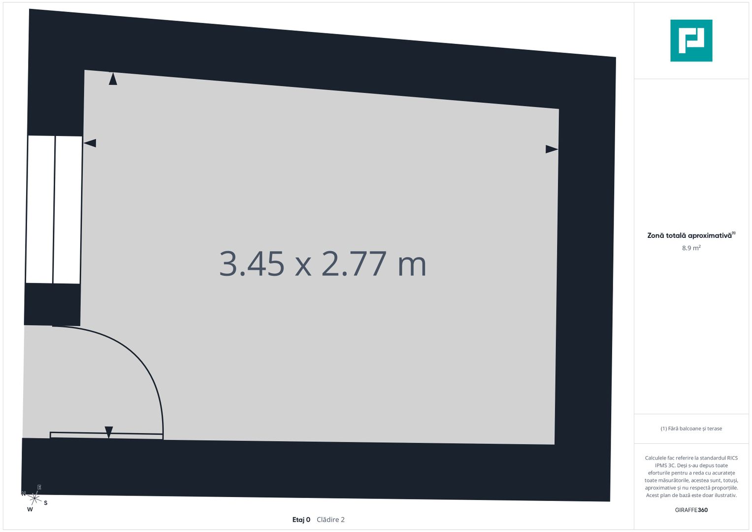 Casă la curte, 65 mp utili, 2 camere, curte mare - Poză 12