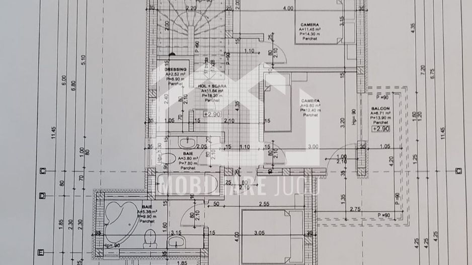 Casa Individuala 4 camere, 108mp, Teren 500mp, Piscina,  Penny-Apahida - Poză 3