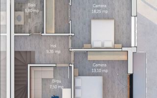 Casă cuplată zona străzii Cătanelor - Poză 9