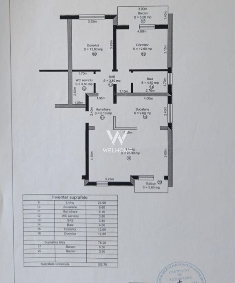 Apartament modern, 3 camere, SELIMBAR - Poză 13