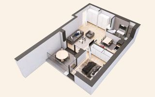 2 camere Aviatiei - Mall Promenada - Schiță 12