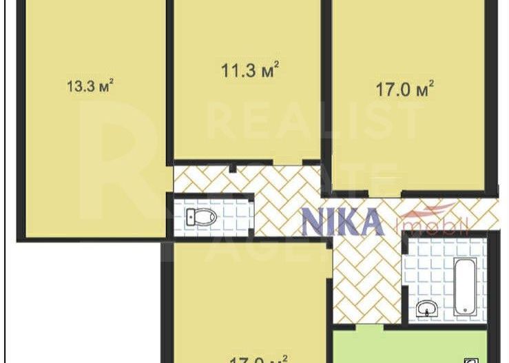 Vânzare, apartament, 4 camere, strada Andrei Doga, Râșcani - Poză 10