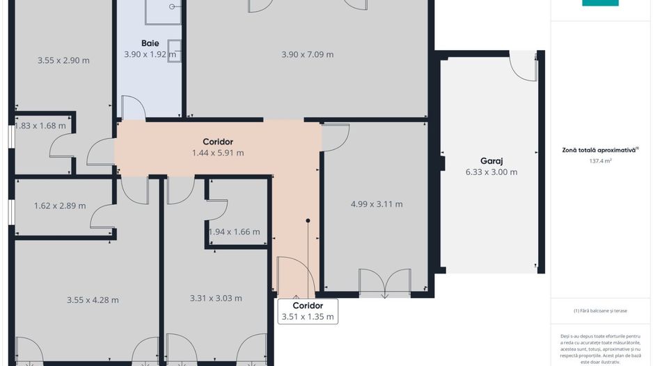 Casă modernă pe un singur nivel, Bragadiru - Poză 4