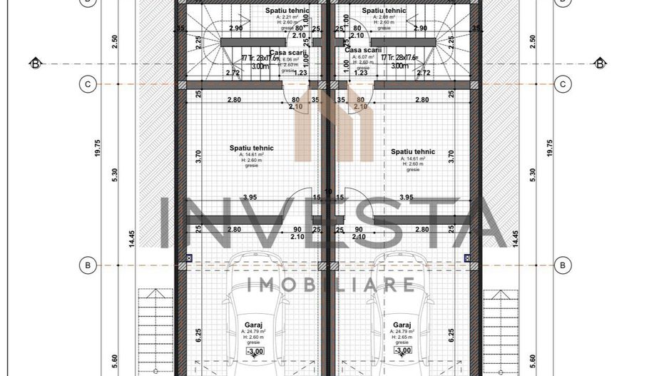 Duplex cu rooftop panoramic, garaj și curte proprie – cartier Voronet - Poză 16