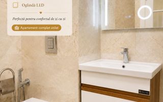 Apartament 1 cameră, 47 mp – Royal Town Iași | Bloc nou, primul chiriaș - Poză 9