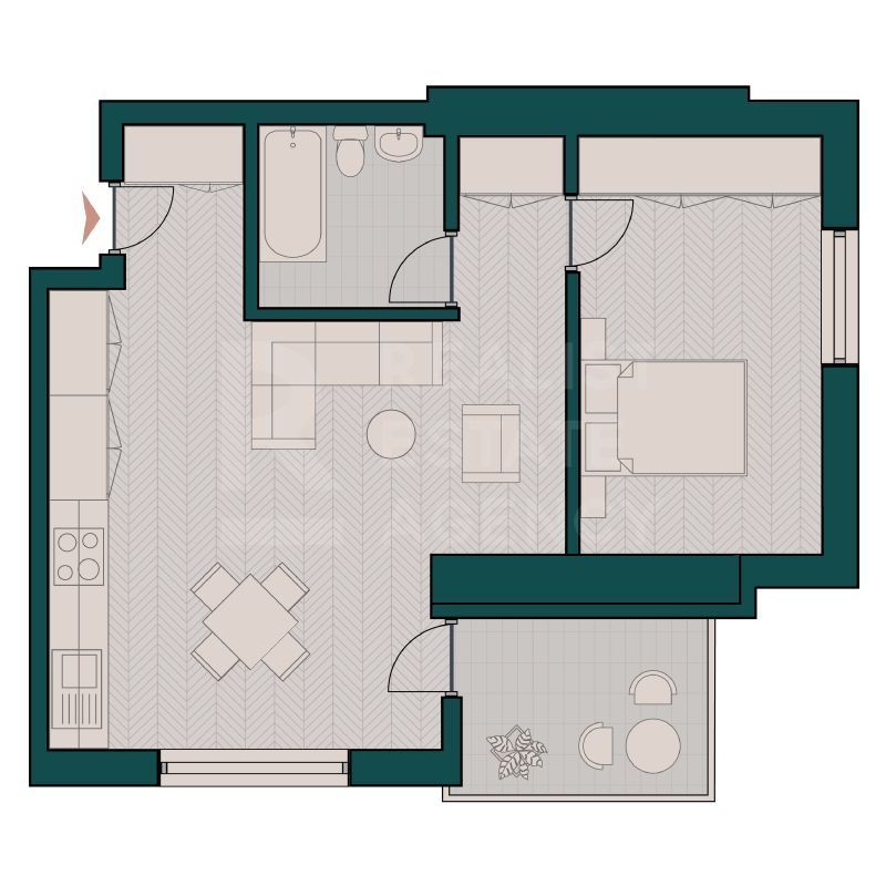 Vânzare, apartament, 2 camere, Iași - Poză 6