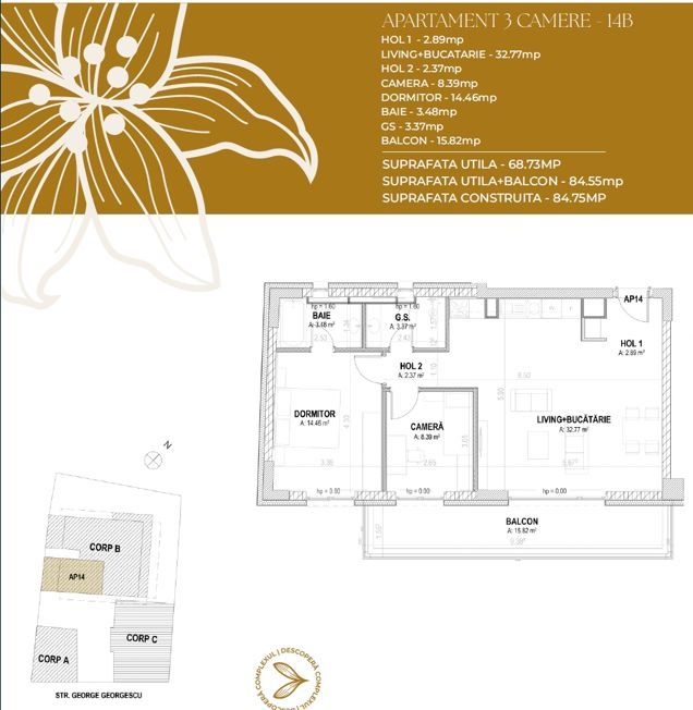 3 camere | Unirii | Casa Poporului | bloc boutique 2026 - Poză 11