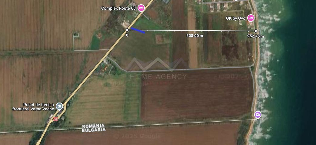 Vânzare teren Vama Veche, 937 mp, cu vedere la mare! - Poză 4