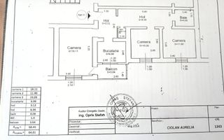 Apartament 3 camere  - mobilat  – etaj 2 – zona Terezian, Sibiu - Schiță 14