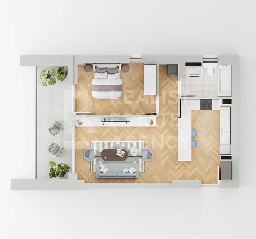 Vânzare, apartament cu 2 camere în zona Străulești - Poză 3