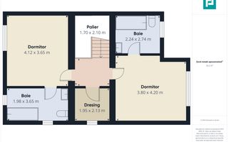 Duplex ultrafinisat cu 3 camere, 3 băi în Pișchia - Poză 21