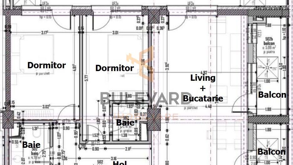 Apartament ultrafinisat de 80 mp + terase 32 mp, parcare subterana! - Poză 8