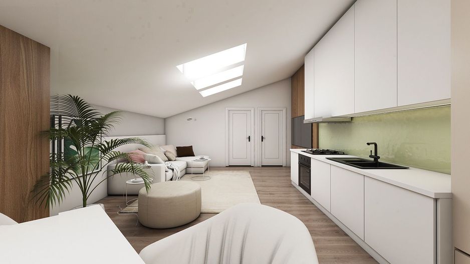 Mansarda -apartament 2 camere - Poză 9