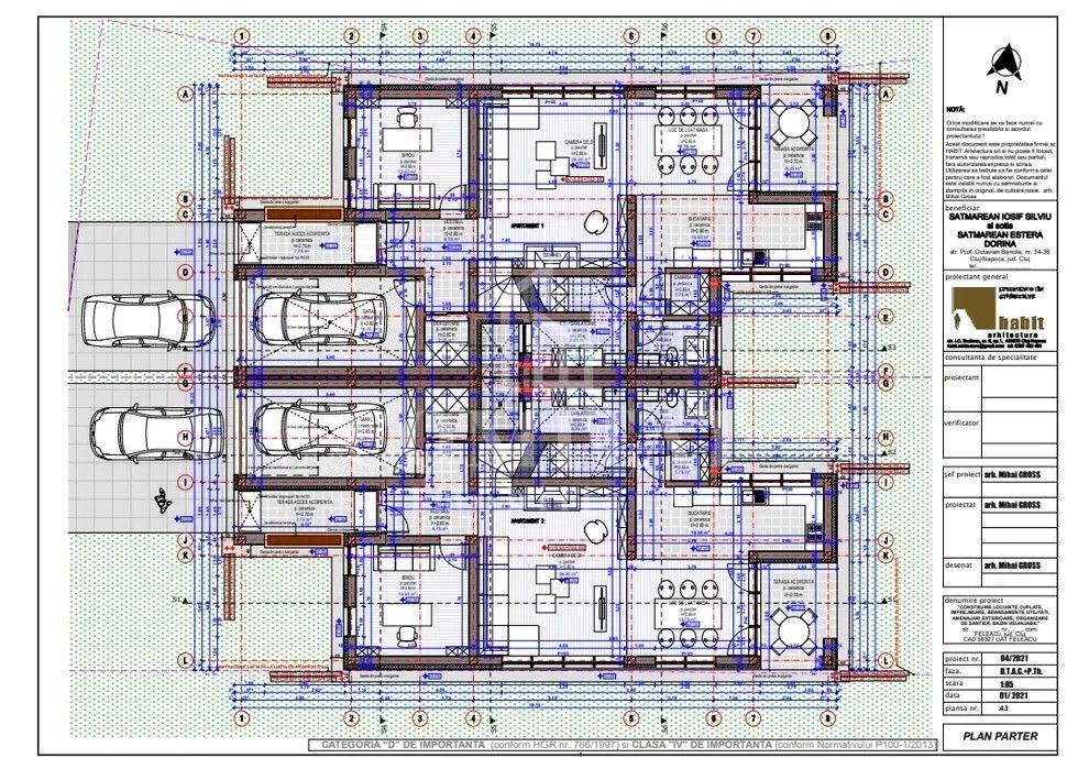 Casă cu 700 teren și garaj zona Scolii Feleacu - Schiță 17
