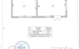 Spatiu comercial de vanzare, The Grand Kristal, Metro Berceni, 89.77mp - Schiță 6