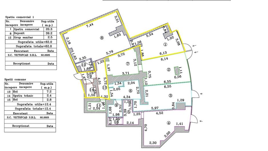 Spatiu comercial 66mp Dristor McDonald's Metrou Stradal Camil Ressu - Poză 2