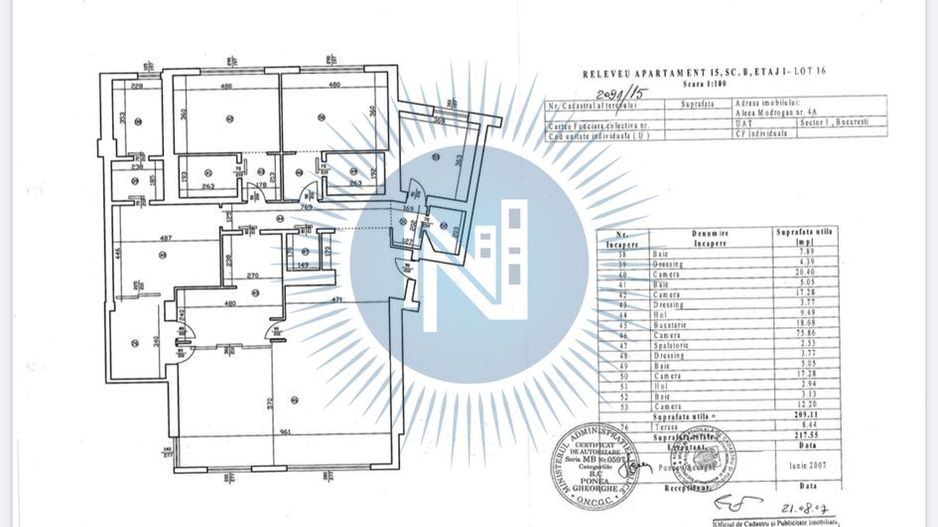 Apartament Premium 5 camere Kiseleff - Poză 15