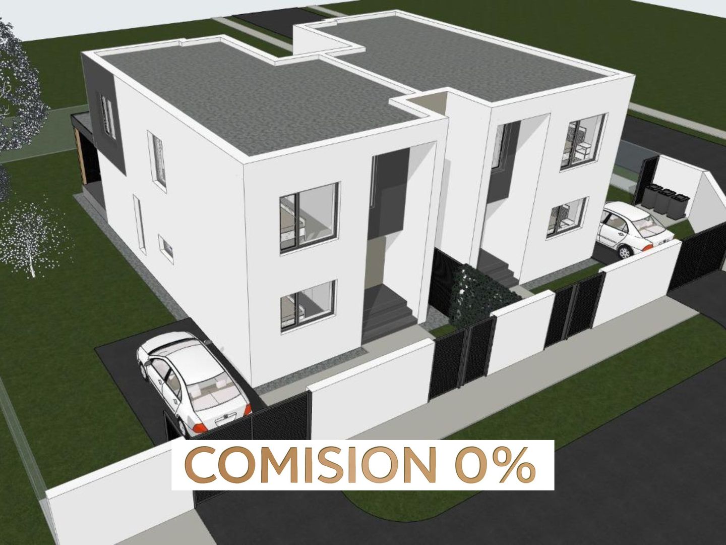 COMISION 0, DUPLEX PREMIUM, 5 Camere, 116mp, 301mp TEREN, MOȘNIȚA NOUĂ - Poză 1