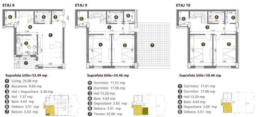 Vânzare, penthouse cu 5 camere, Brașov - Poză 5