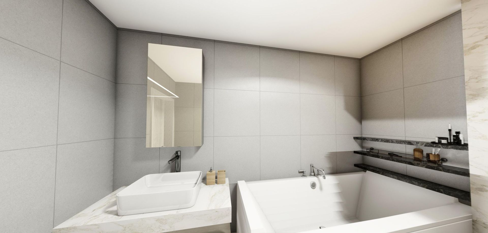 DEZVOLTATOR -Ap. 2 cam. 52 mp Comision 0 % Mamaia nord OBA TOWER - Poză 9