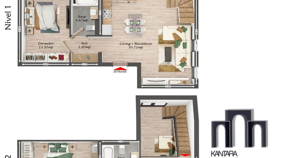 Giroc-Lidl | 3 Camere-scara interioara | 2 Bai | 2 Locuri parcare | - Poză 22