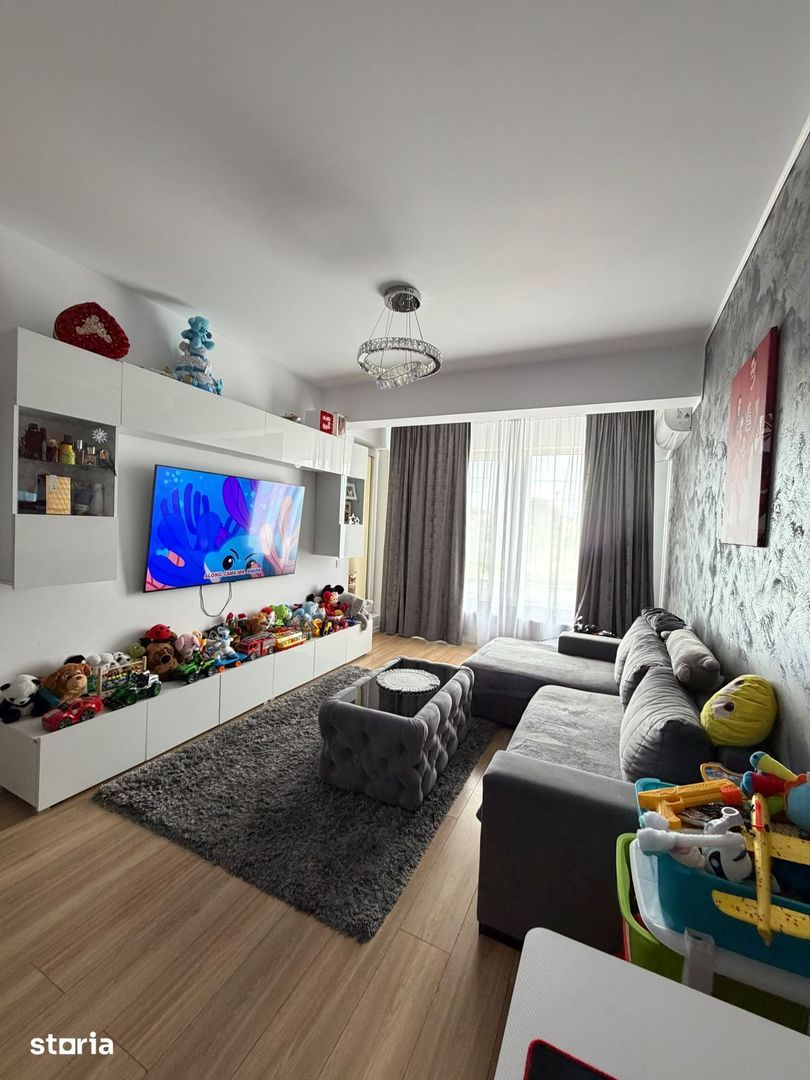 Vanzare Apartament 2 camere mobilat si utilat 55 mp, parter, centrală - Poză 6