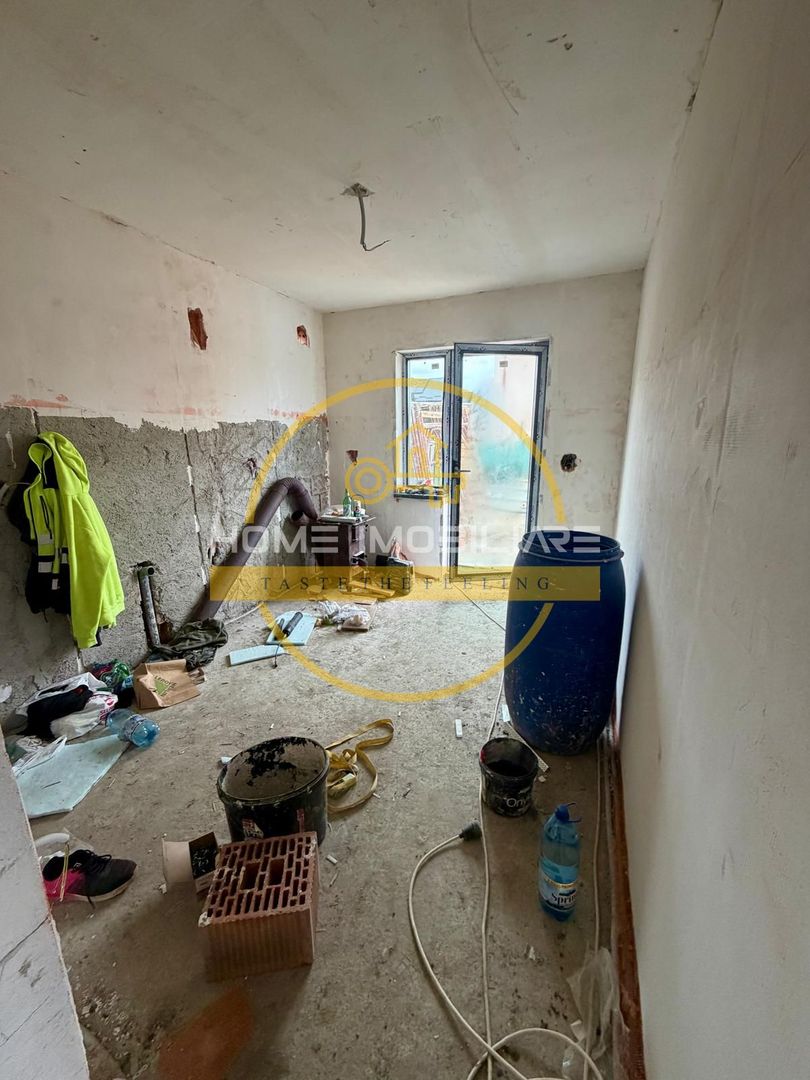 Duplex fără perete comun | 4 camere | 100 mp utili | 300 mp teren | Lunca Cetățu - Poză 11