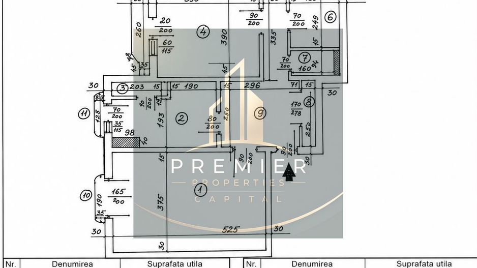 Deal August 3 camere | 83,92 mp total | Ideal locuință, birou avocat, notar etc - Schiță 7