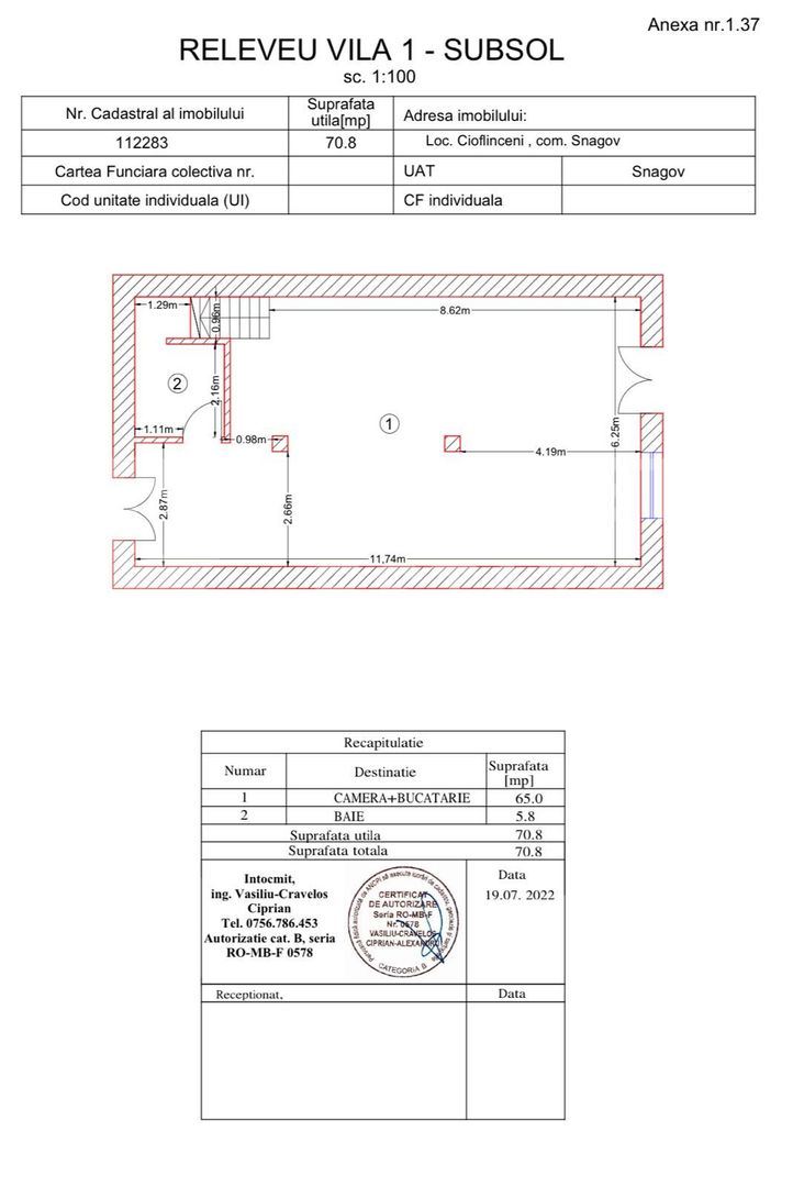 Casă cu piscină și ieșire la lacul Snagov - Schiță 16