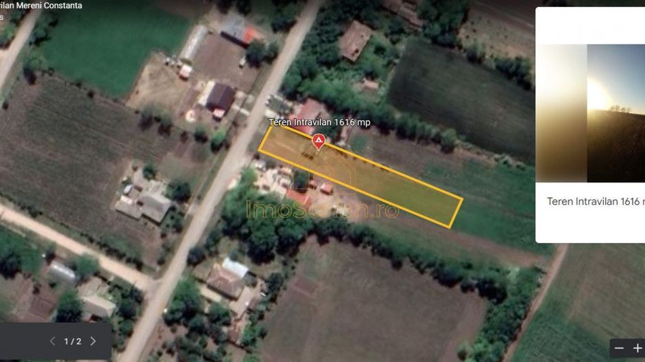 Oportunitate de investitie teren intravilan 1616 mp Mereni Constanta - Poză 2