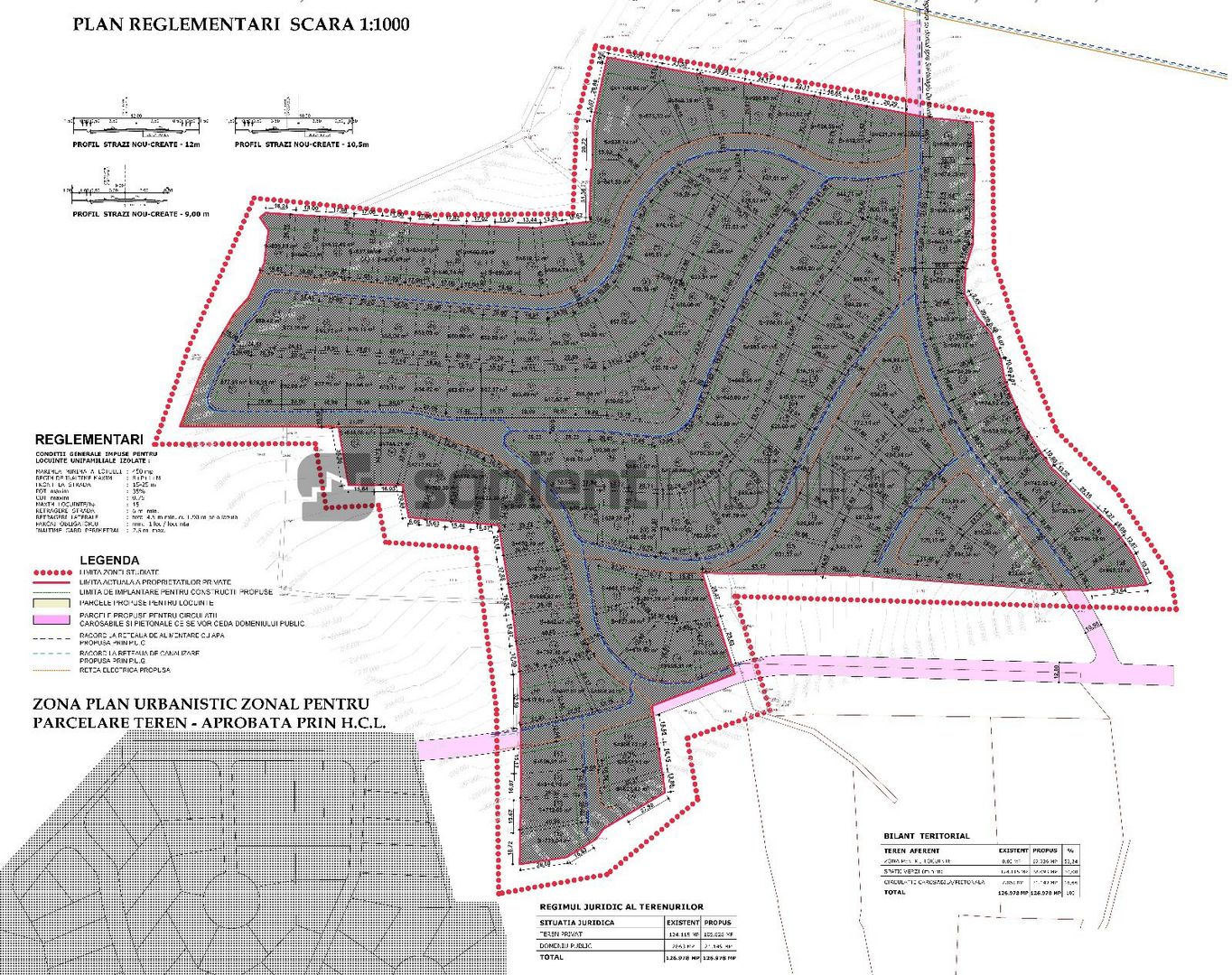 Sapient | 174 de parcele cu PUZ aprobat - Schiță 4